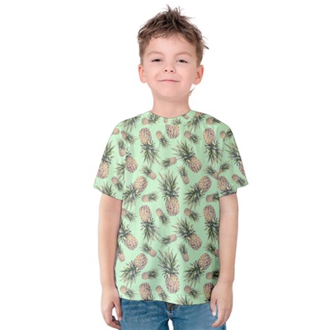 Pineapples Kids  Cotton Tee by goljakoff