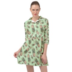 Pineapples Mini Skater Shirt Dress by goljakoff