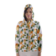 Tropical Pineapples Women s Hooded Windbreaker by goljakoff