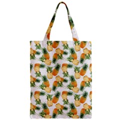 Tropical Pineapples Zipper Classic Tote Bag by goljakoff