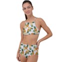 Tropical pineapples High Waist Tankini Set View1