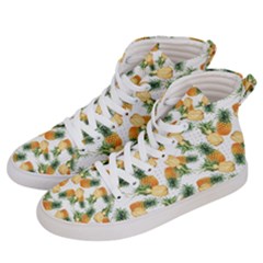 Tropical Pineapples Women s Hi-top Skate Sneakers by goljakoff