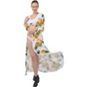 Tropical pineapples Maxi Chiffon Beach Wrap View1