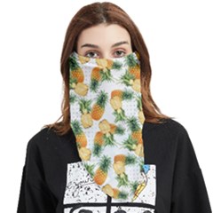 Tropical Pineapples Face Covering Bandana (triangle) by goljakoff