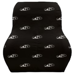 Formula One Black And White Graphic Pattern Car Seat Back Cushion  by dflcprintsclothing