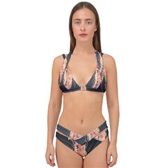 Photo Méduse Double Strap Halter Bikini Set by kcreatif