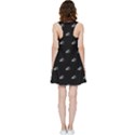 Formula One Black And White Graphic Pattern Inside Out Racerback Dress View2