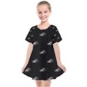 Formula One Black And White Graphic Pattern Kids  Smock Dress View1