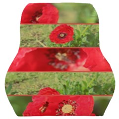 Photos Collage Coquelicots Car Seat Back Cushion  by kcreatif