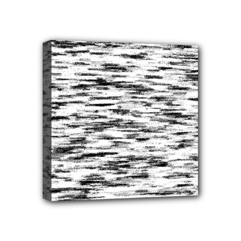 Texture Noir/gris Mini Canvas 4  X 4  (stretched) by kcreatif