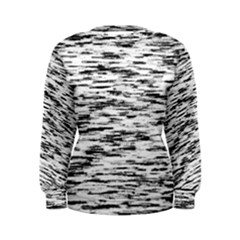 Texture Noir/gris Women s Sweatshirt by kcreatif