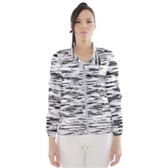 Texture Noir/gris Women s Windbreaker by kcreatif