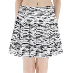 Texture Noir/gris Pleated Mini Skirt by kcreatif