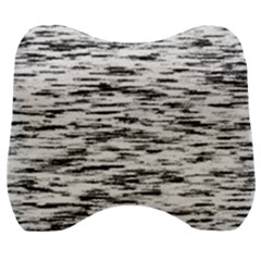 Texture Noir/gris Velour Head Support Cushion by kcreatif