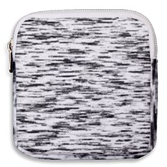 Texture Noir/gris Mini Square Pouch by kcreatif