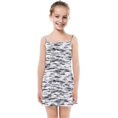 Texture Noir/gris Kids  Summer Sun Dress by kcreatif