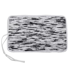 Texture Noir/gris Pen Storage Case (l) by kcreatif