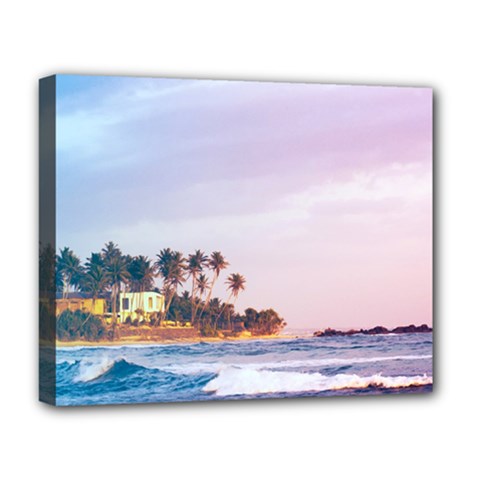 Seascape Deluxe Canvas 20  X 16  (stretched) by goljakoff