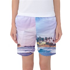 Seascape Women s Basketball Shorts by goljakoff