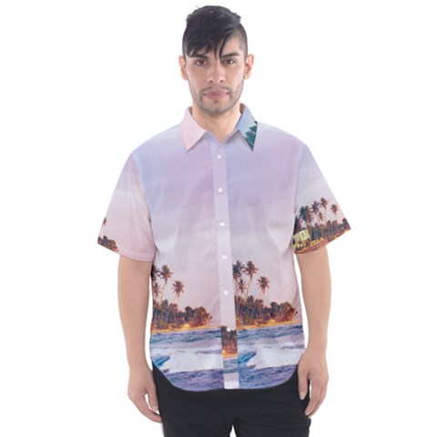 Seascape Men s Short Sleeve Shirt by goljakoff