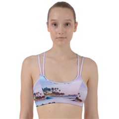 Seascape Line Them Up Sports Bra by goljakoff