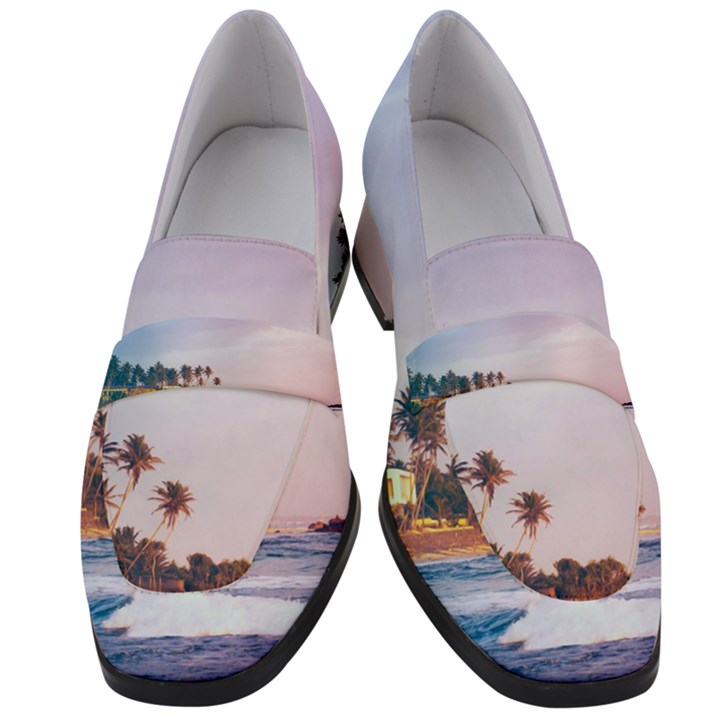 Seascape Women s Chunky Heel Loafers