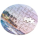 Seascape Wooden Puzzle Round View2