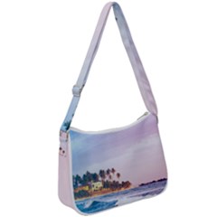 Seascape Zip Up Shoulder Bag by goljakoff