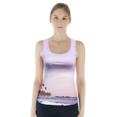 Seascape Sunset Racer Back Sports Top by goljakoff