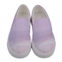 Seascape sunset Women s Canvas Slip Ons View1