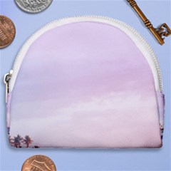 Seascape Sunset Horseshoe Style Canvas Pouch by goljakoff