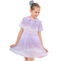 Seascape Sunset Kids  Short Sleeve Shirt Dress