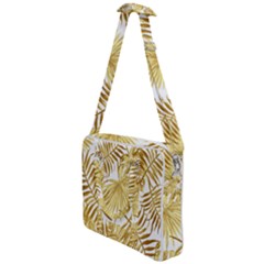 Golden Leaves Cross Body Office Bag by goljakoff