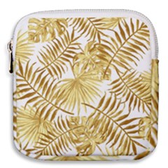 Golden Leaves Mini Square Pouch by goljakoff