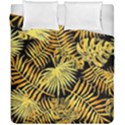 Gold leaves Duvet Cover Double Side (California King Size) View1