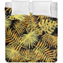 Gold leaves Duvet Cover Double Side (California King Size) View2