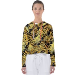 Gold Leaves Women s Slouchy Sweat by goljakoff