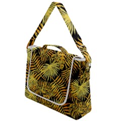 Gold Leaves Box Up Messenger Bag by goljakoff