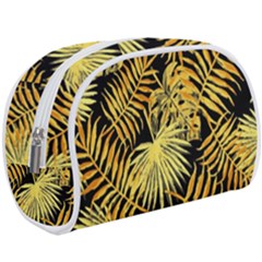 Gold Leaves Makeup Case (large) by goljakoff