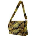 Gold leaves Full Print Messenger Bag (L) View1