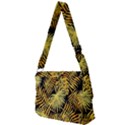 Gold leaves Full Print Messenger Bag (L) View2