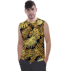 Gold Leaves Men s Regular Tank Top by goljakoff