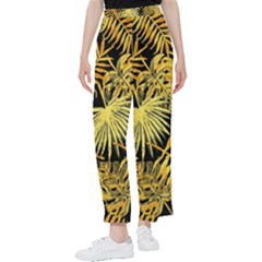 Gold Leaves Women s Pants  by goljakoff