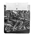 Motorcycle Riders At Highway Duvet Cover Double Side (Full/ Double Size) View1