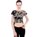 Like Lace Crew Neck Crop Top View1