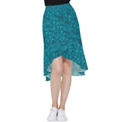 Aqua Folio Frill Hi Low Chiffon Skirt by GiancarloCesari