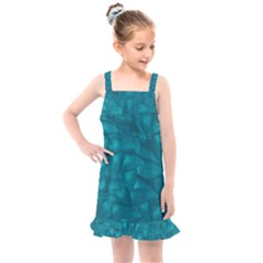 Aqua Folio Kids  Overall Dress by GiancarloCesari