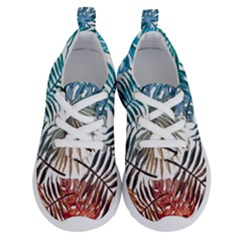 Blue tropical leaves Running Shoes