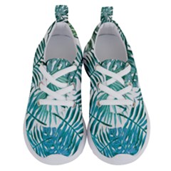 Blue Tropical Leaves Running Shoes by goljakoff