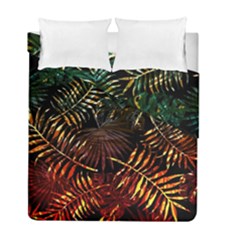 Tropical Leaves Duvet Cover Double Side (full/ Double Size) by goljakoff